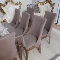 میزنهارخوری تمام چوب|میز و صندلی غذاخوری|تبریز, |دیوار