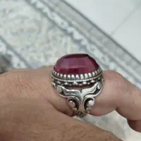 انگشتر یاقوت تراشه الماس