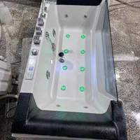 وان جکوزی حمام آکواریومی صدفی با نورپردازی RGB|لوازم حمام|اصفهان, روشن‌دشت|دیوار