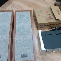 ریل سیستم صوتی .آمپیلی فایر .بلندگوی قدیمی vintage|سیستم صوتی خانگی|تهران, مجیدیه|دیوار