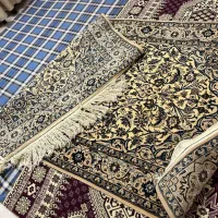 فرش ذرع و نیم قدیمی عتیقه