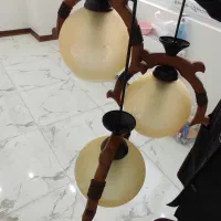 لوستر چوبی|لوستر و چراغ آویز|پردیس, فاز ۴|دیوار