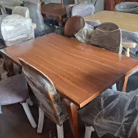 ۶نفره نهارخوری پشت چوب کف پارچه|میز و صندلی غذاخوری|رشت, کوی حسینی|دیوار