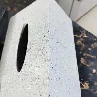 جا دستمال کاغذی شیک طرح سنگ جنس mdf خارجی