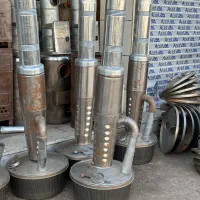 بخاری باغی روغن سوخته زانو چدن بشکه۲۰لیتر بتن ریزی|بخاری، هیتر، شومینه|تهران, شادآباد|دیوار