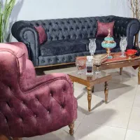 مبل چستر فیلد اصل تمام لمسه دستی شرکتی 7 نفره|مبلمان خانگی و میز عسلی|سنندج, |دیوار