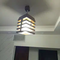 لوستر چوبی|لوستر و چراغ آویز|قروه, |دیوار