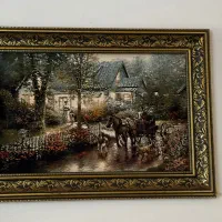 تابلو فرش ماشینی با قاب