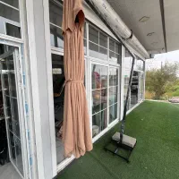 چتر پایه بغل سایبان