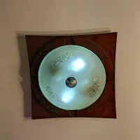 لوستر سقفی چوبی