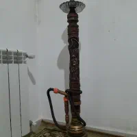 قلیان تنه چوبی