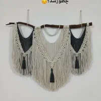 انواع کارهای مکرومه و بوهو رافیا