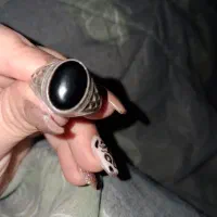 انگشترمردانه نقره با سنگ