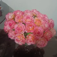 شاخه گل رز خمیری