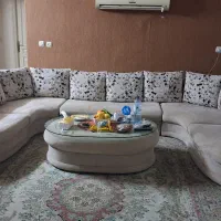 مبل راحتی یو ۷ نفره ارزان اقتصادی