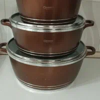 سرویس قابلمه چدن دسینی ایتالیایی|ظروف پختوپز|مهاباد (آذربایجان غربی), |دیوار