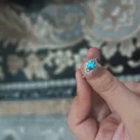 انگشتر زنانه نقره فیروزه اصل