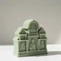 شمع دکوراتیو هنری با رنگ بندی خاص|صنایع دستی و سایر لوازم تزئینی|تهران, اختیاریه|دیوار