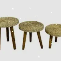 استند پایه گل حصیری مدرن وسنتی