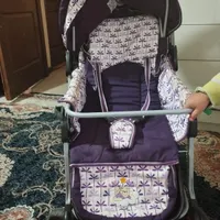 کالسکه با ماشین دستی صورتی|اسباب‌بازی بچه|یاسوج, |دیوار