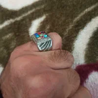 انگشتر استیل تمام سنگ های ریز عقیق|بدلیجات|مرند, |دیوار