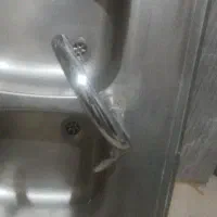 شیر آب همراه با سینک ظرفشویی دوقلو