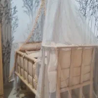 تخت کنار مادر فرشته مدل آنجل لند چوبی نو
