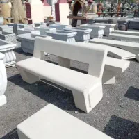 صندلی بتنی باغ و ویلا/نیمکت بتنی کد N09