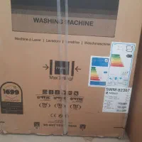 لباسشویی اسنوا رنگ نقره ای مدل swm-82307ظرفیت ۸ ک