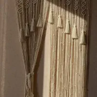 مکرومه|پرده، رانر، رومیزی|مشکیندشت, |دیوار