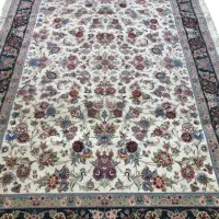 فرش دستباف جفت ۹ متری زمینه کرم|فرش|تهران, شهرک غرب|دیوار