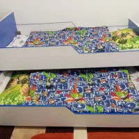 تخت و کمد   2طبقه پسران و دخترانه|تخت و سرویس خواب|فیروزکوه, |دیوار