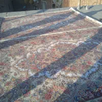 فرش دستباف جفت ۹ متری|فرش|قلعه چای, |دیوار