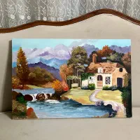 تابلو رنگ روغن برجسته|تابلو، نقاشی، عکس|قم, بنیاد|دیوار