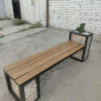 انواع نیمکت ساده،گلدان دار،گابیون دار|صندلی و نیمکت|اصفهان, قهجاورستان|دیوار