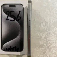 گوشی ایفون 15pro white 256 ZAA 100% بدون نقطه و خط|موبایل|تهران, پاسداران|دیوار