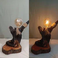 هنر کده چوب چراغ خواب