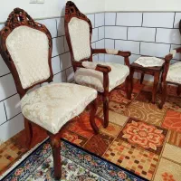 مبل ۹ نفره سلطنتی چوب راش|مبلمان خانگی و میز عسلی|قم, چهل درخت|دیوار
