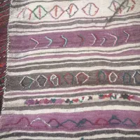 فروش یک عددگلیم نخی دست باف قدیمی 90سال پیش