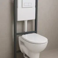 مدل روشویی کابینتی خاص توالت فرنگی استراکچر|لوازم سرویس بهداشتی|مشهد, کلاهدوز|دیوار