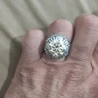 انگشتر موزونایت نقره 925|جواهرات|مهاباد (آذربایجان غربی), |دیوار