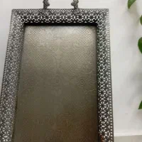 سینی پایه دار بزرگ سیلور