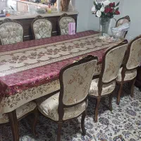 مبل سلطنتی قدیمی چوب گردو