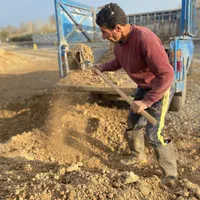 خاک باغچه و کود گاوی