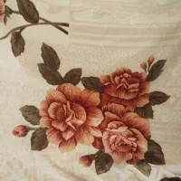 دوعدد پتوی گلبافت دونفره