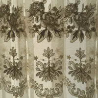 حراج پرده حریر نقش برجسته آماده نصب|پرده، رانر، رومیزی|تالش, هشتپر|دیوار