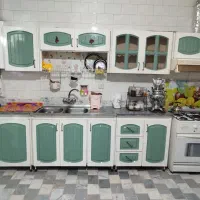 کابینت تمام فلز،هود،سینک،اجاق گاز،آبچکان|آبچکان و نظمدهنده ظروف|تاکستان, |دیوار