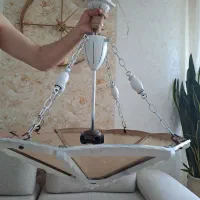 لوستر چوبی|لوستر و چراغ آویز|تهران, شهرک آسمان|دیوار