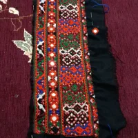 زیاستین دست دوز|لباس|ریگان, |دیوار