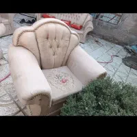 مبل در حد نو با جلو مبلی